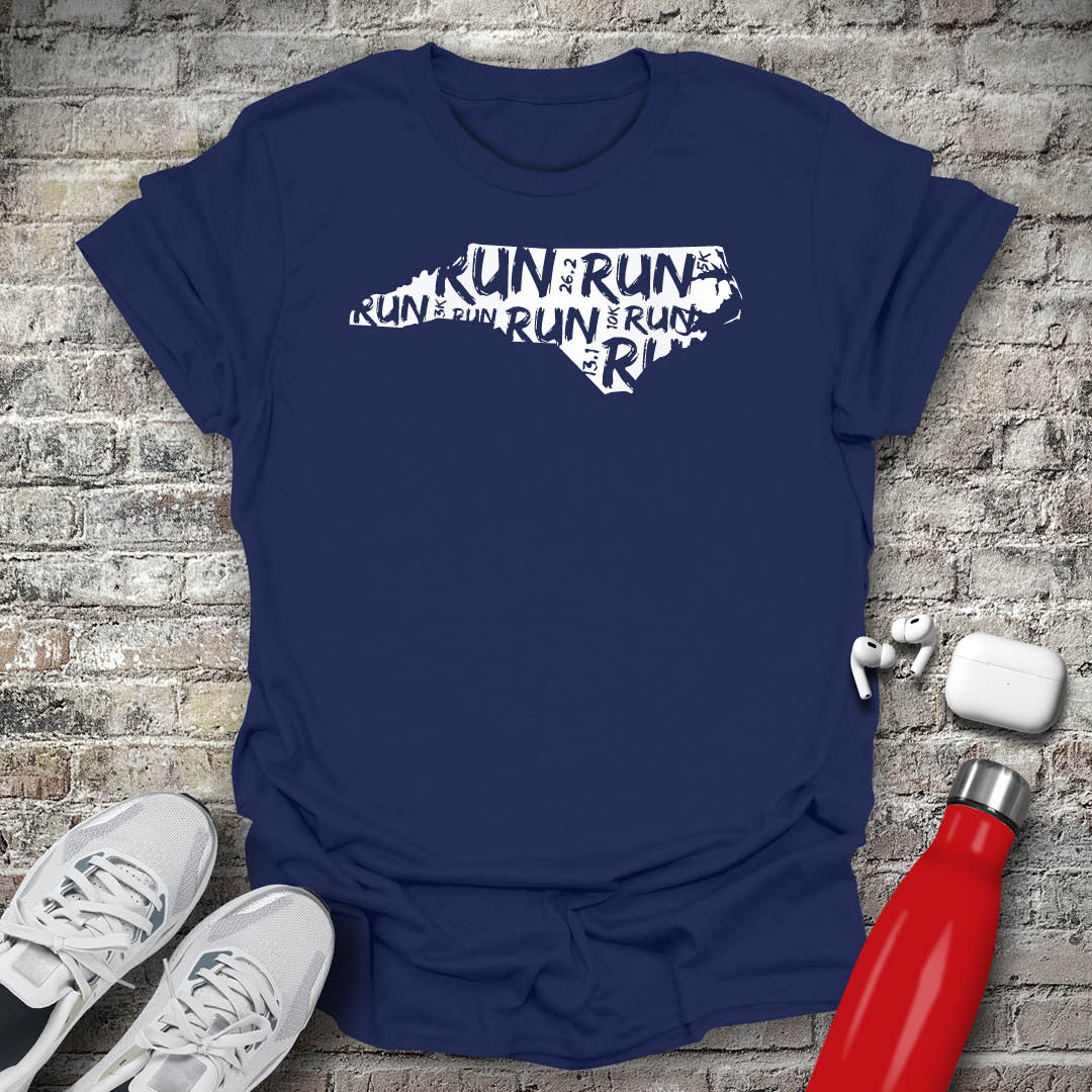 Run - North Carolina T-shirt