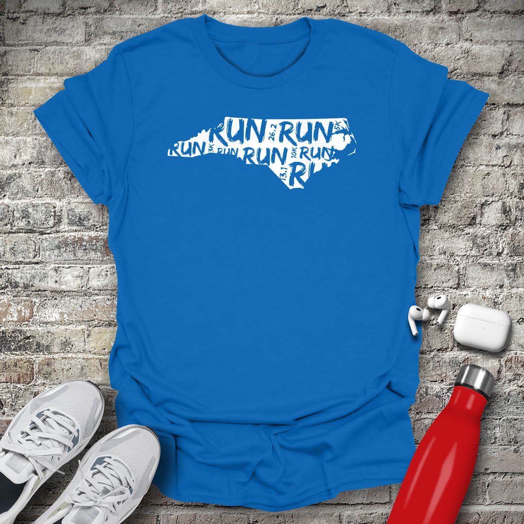 Run - North Carolina T-shirt