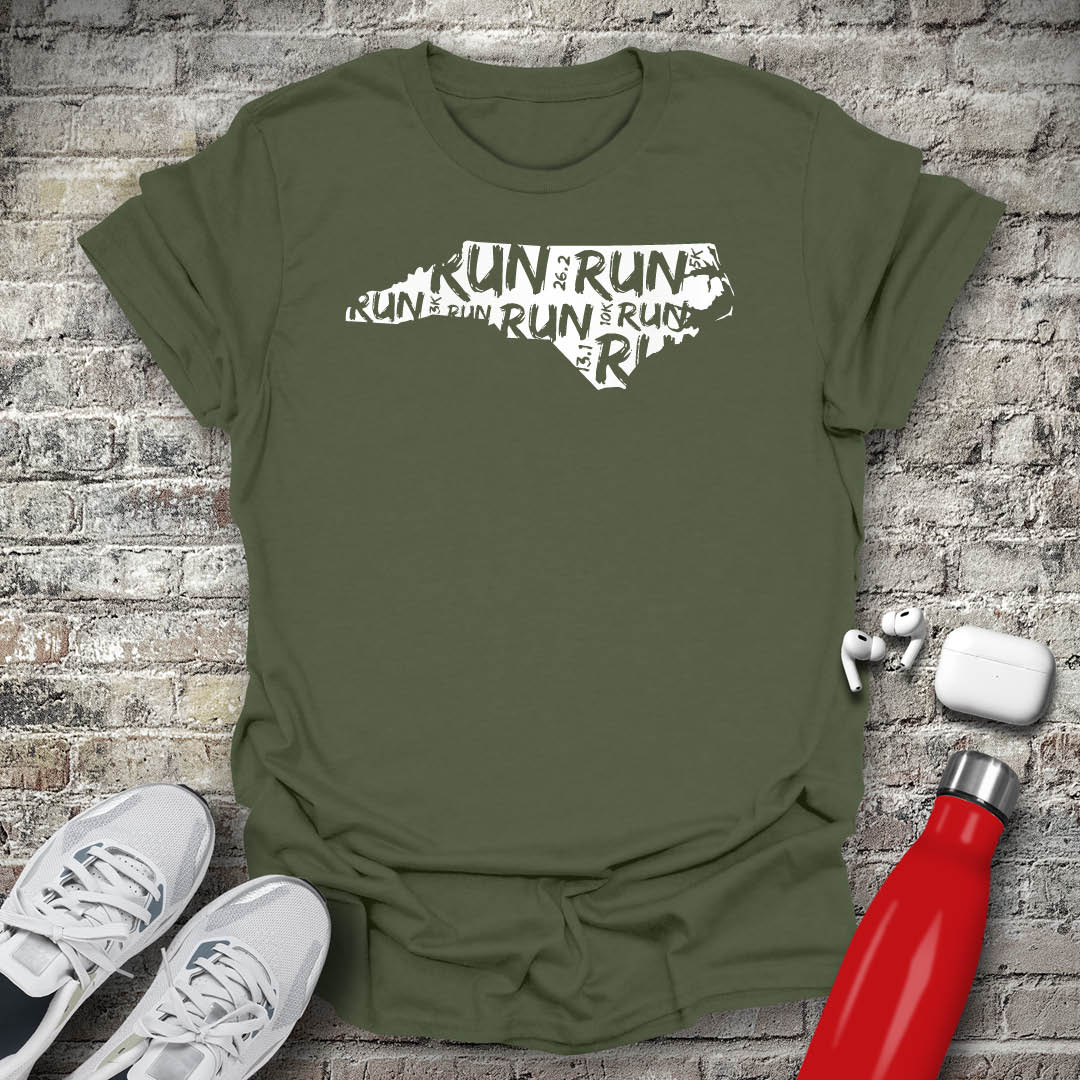 Run - North Carolina T-shirt