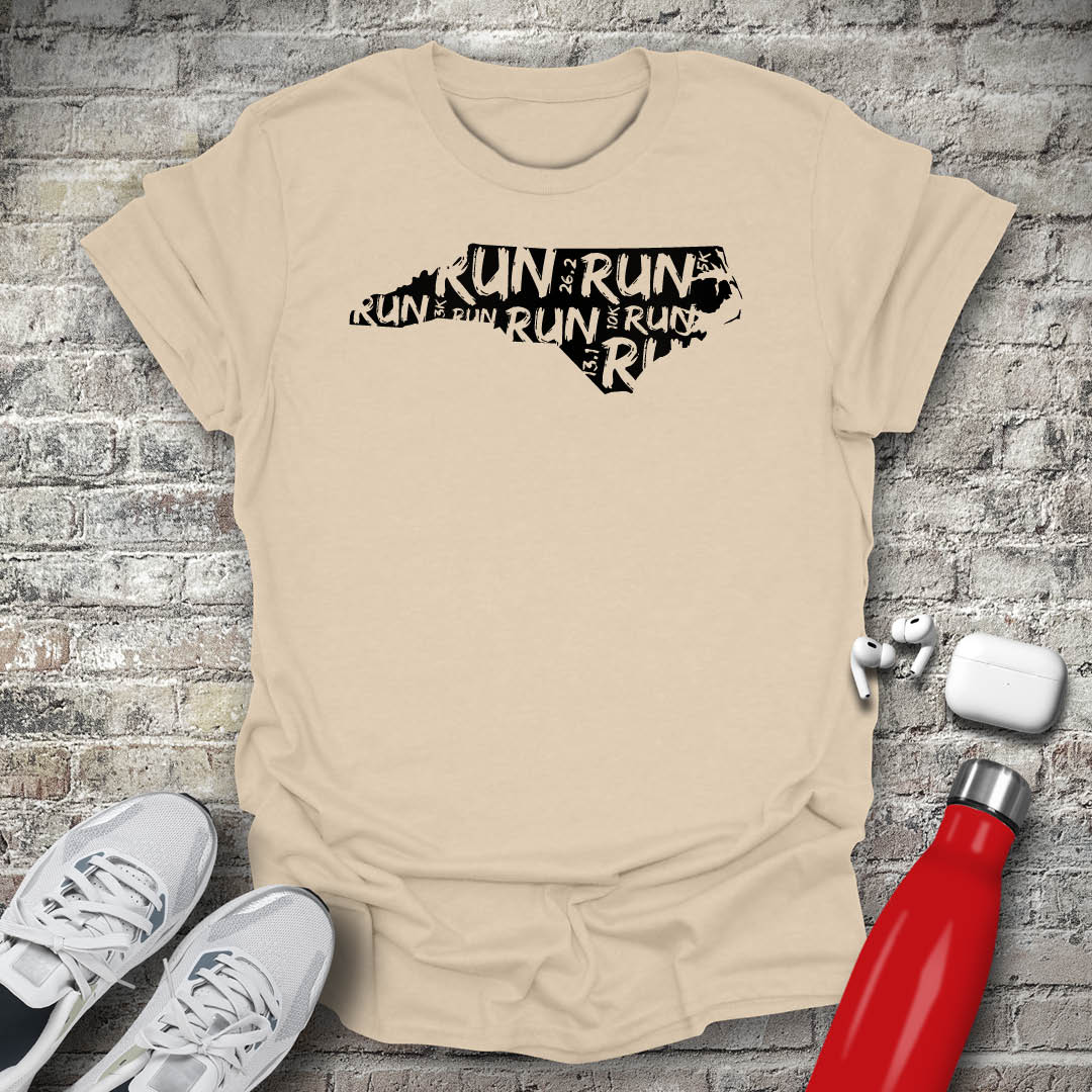 Run - North Carolina T-shirt