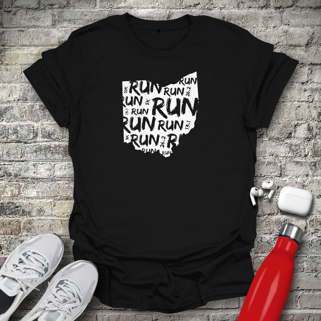 Run - Ohio T-shirt