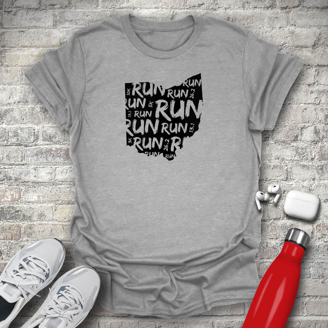 Run - Ohio T-shirt