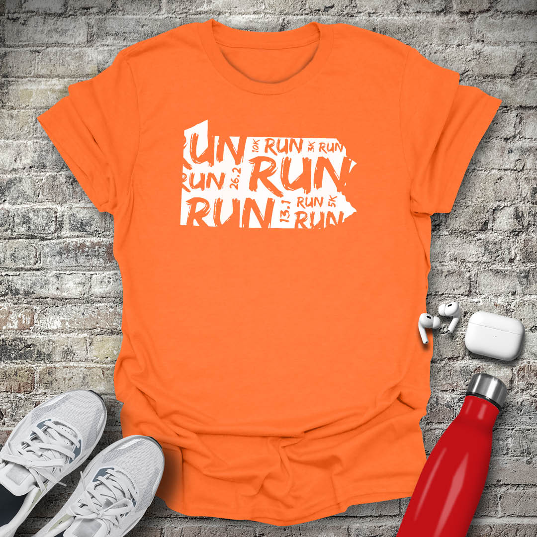 Run - Pennsylvania T-shirt
