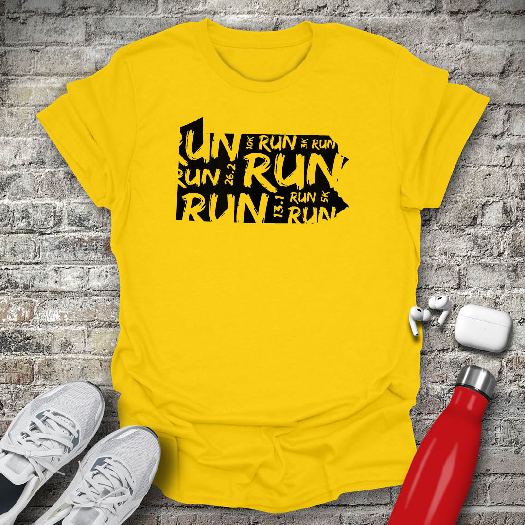Run - Pennsylvania T-shirt