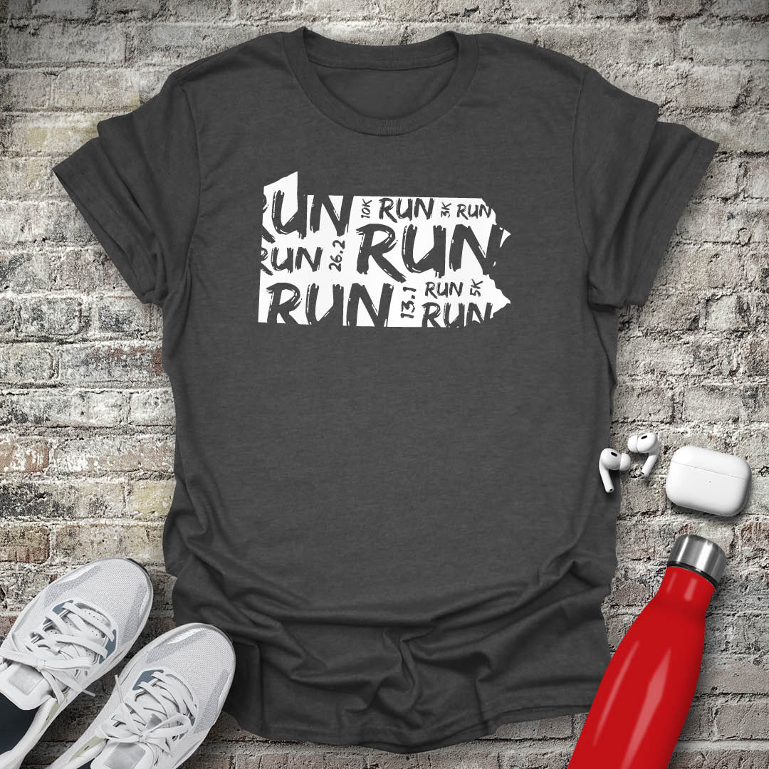 Run - Pennsylvania T-shirt