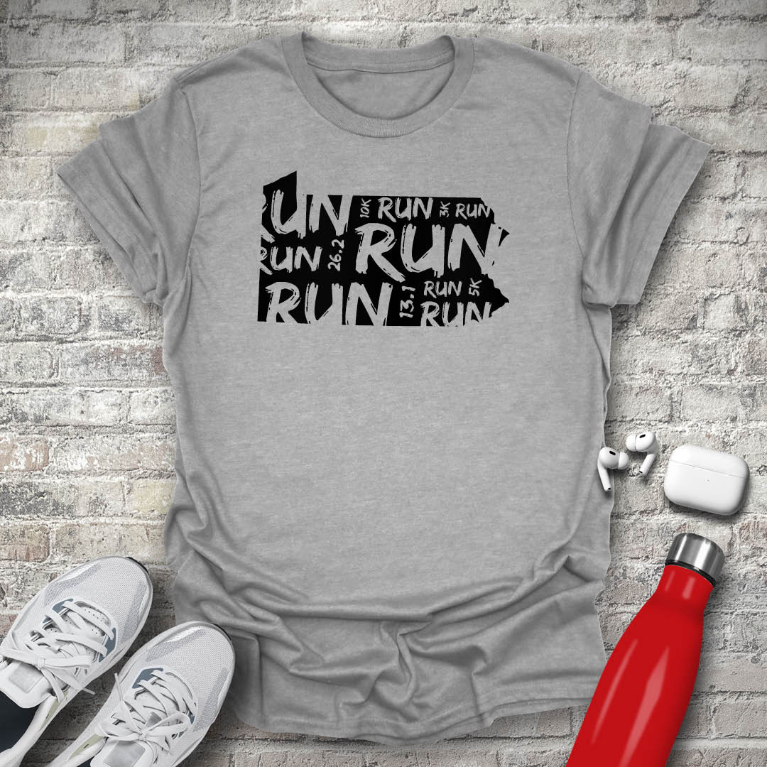 Run - Pennsylvania T-shirt