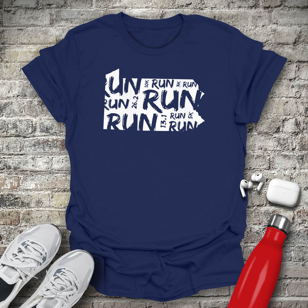 Run - Pennsylvania T-shirt