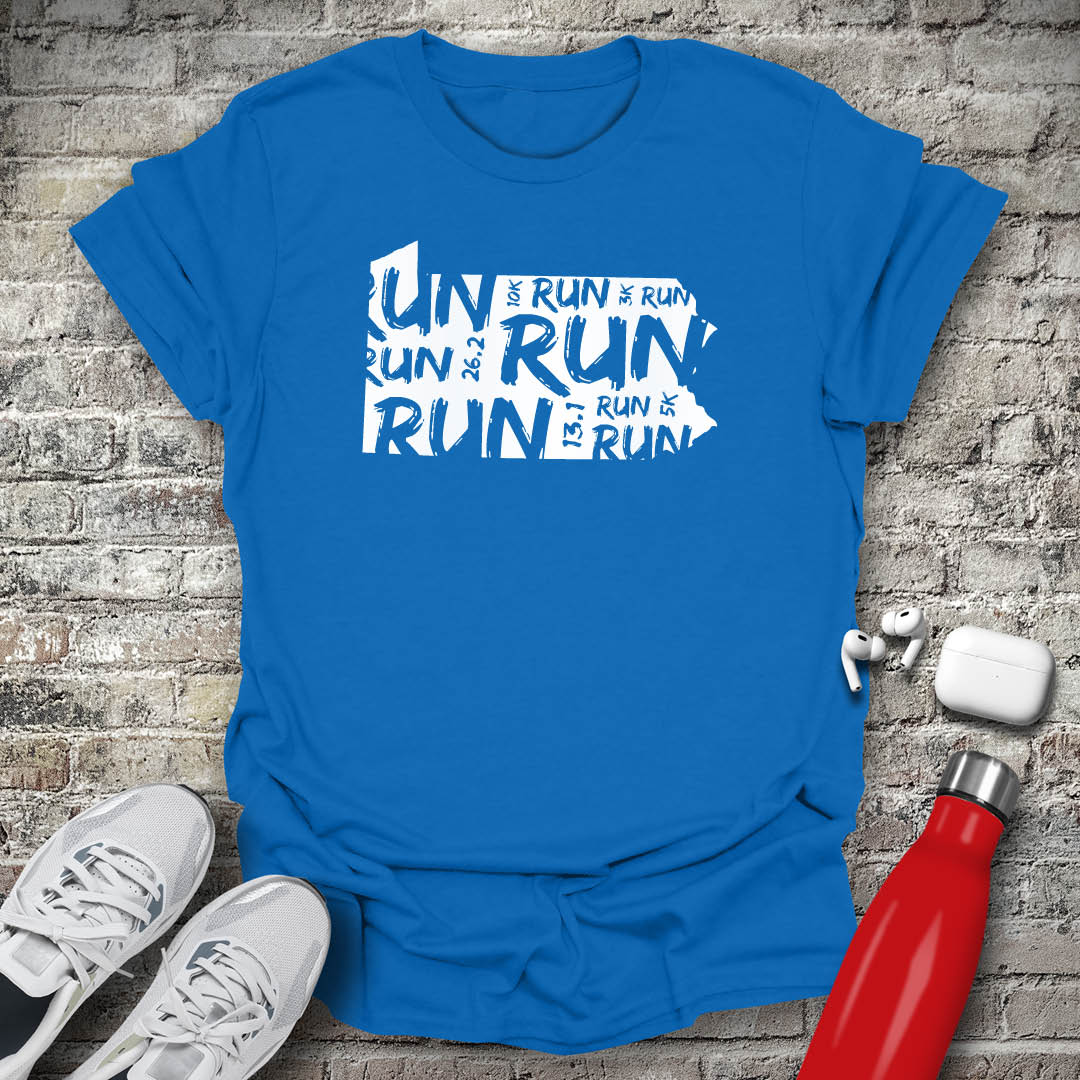 Run - Pennsylvania T-shirt