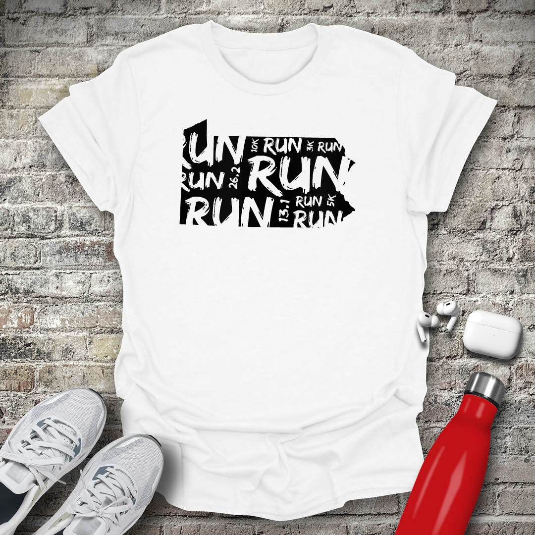 Run - Pennsylvania T-shirt