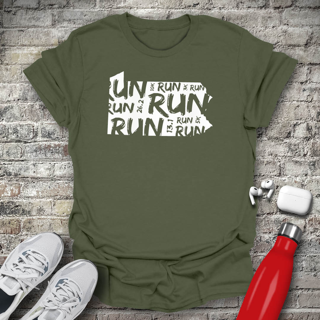 Run - Pennsylvania T-shirt