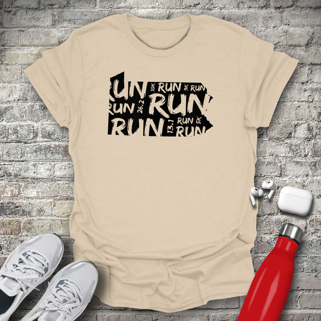 Run - Pennsylvania T-shirt