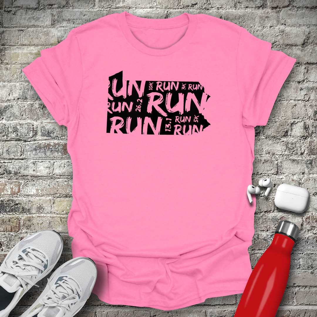 Run - Pennsylvania T-shirt