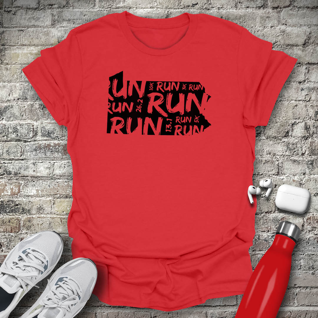 Run - Pennsylvania T-shirt