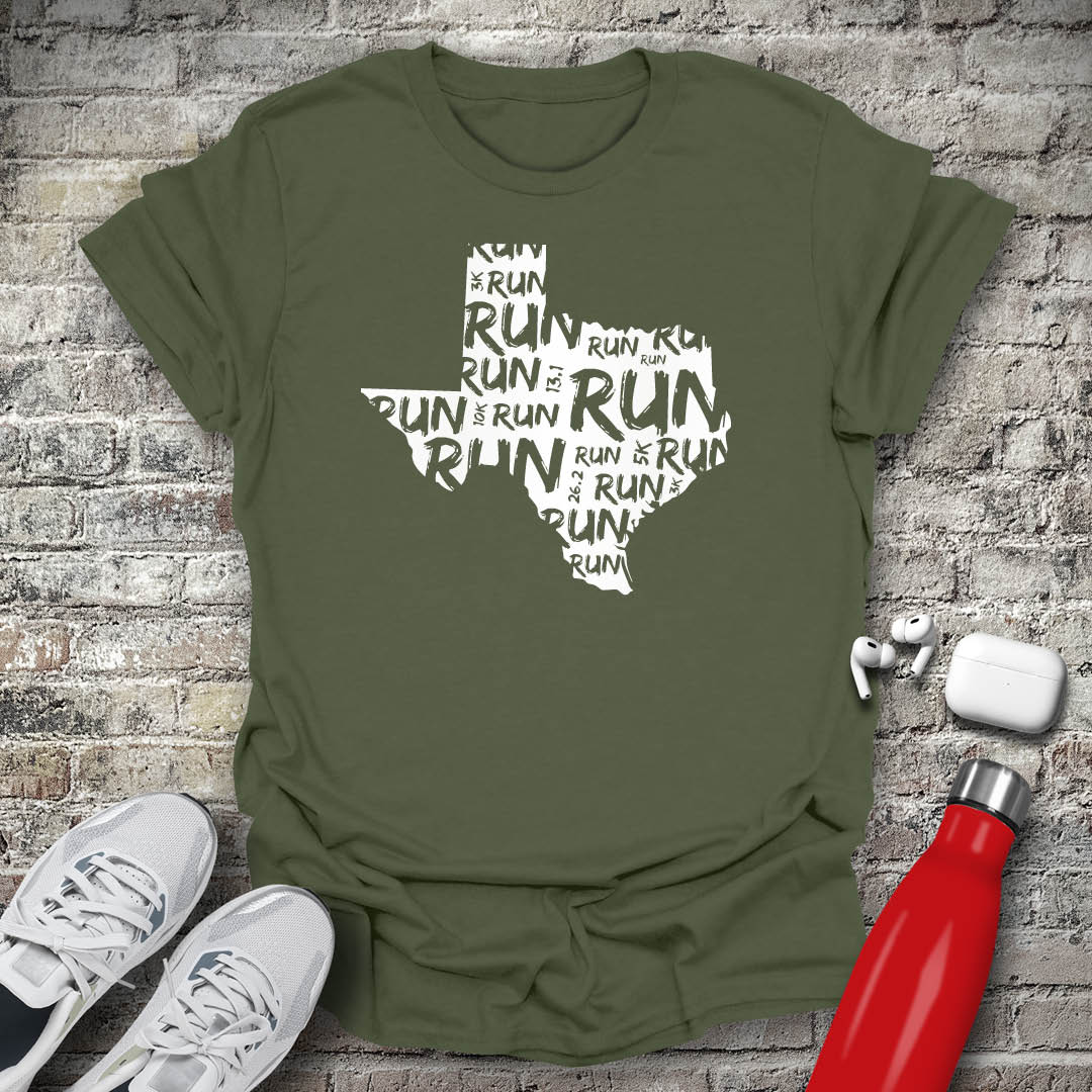 Run - Texas T-shirt