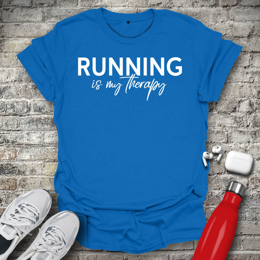 Running is my therapy T-shirt