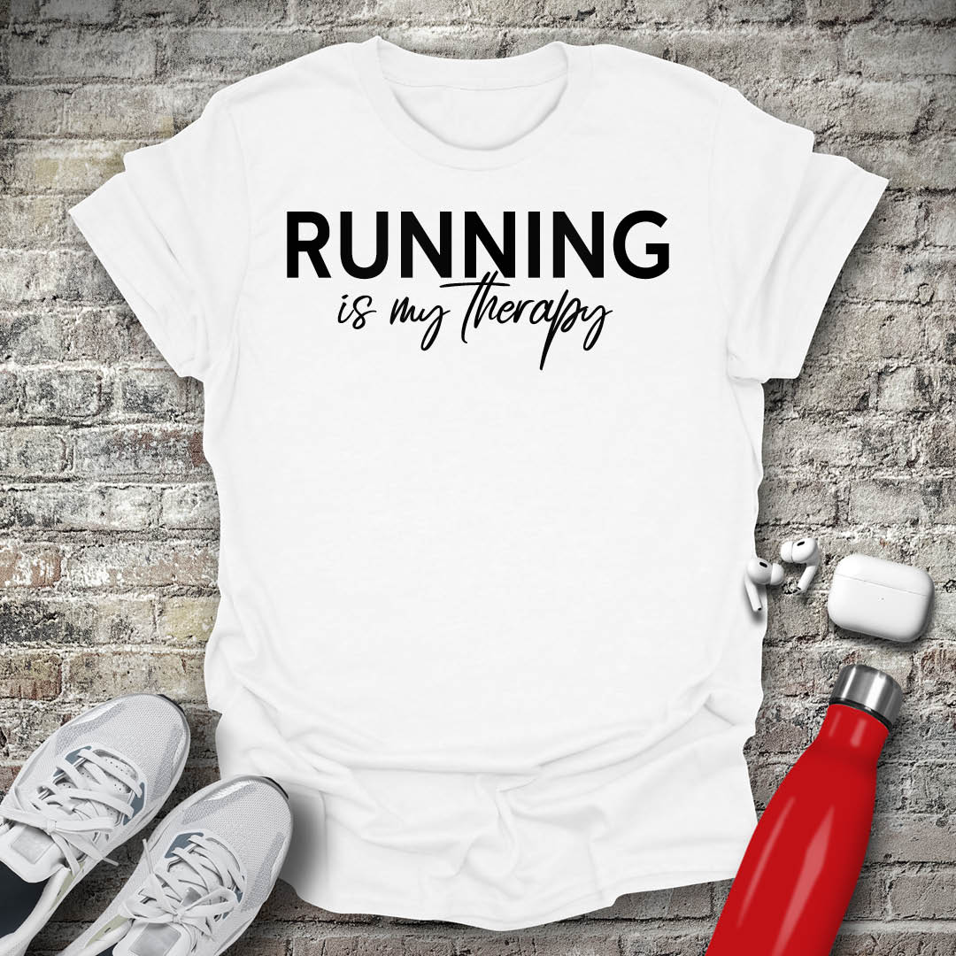 Running is my therapy T-shirt