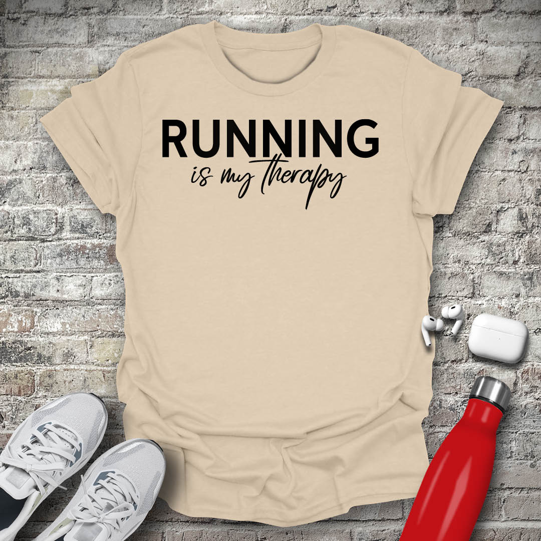 Running is my therapy T-shirt