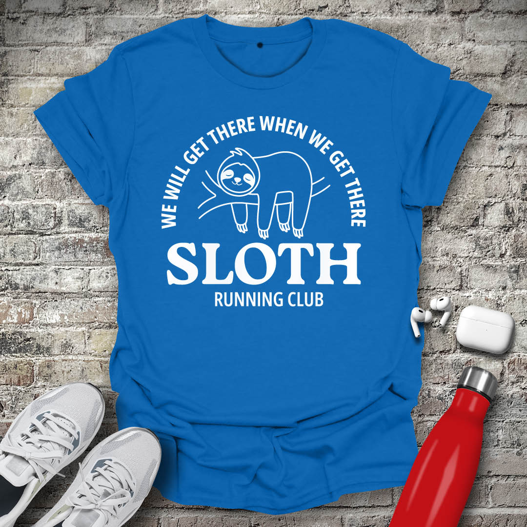Sloth running club T-shirt