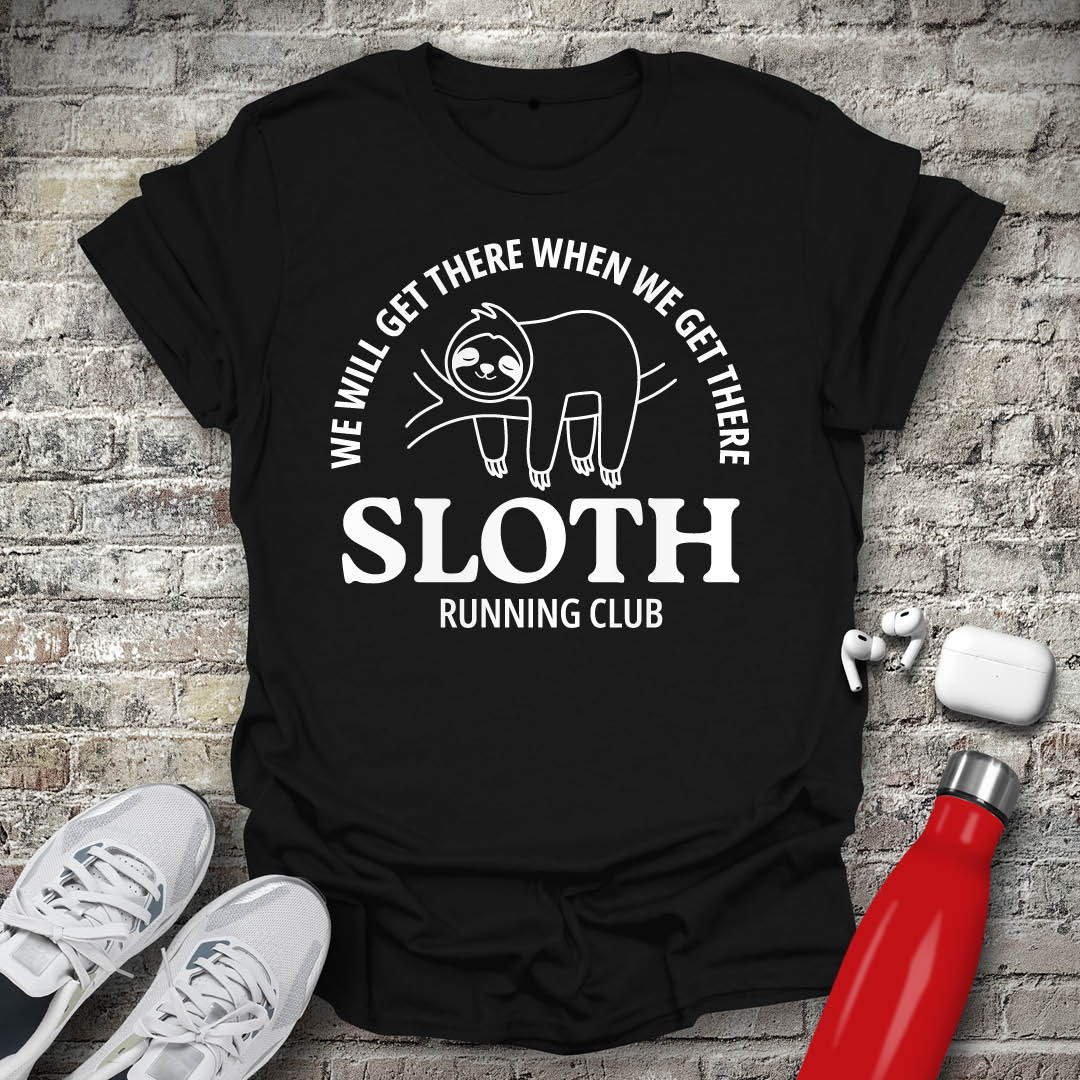 Sloth running club T-shirt
