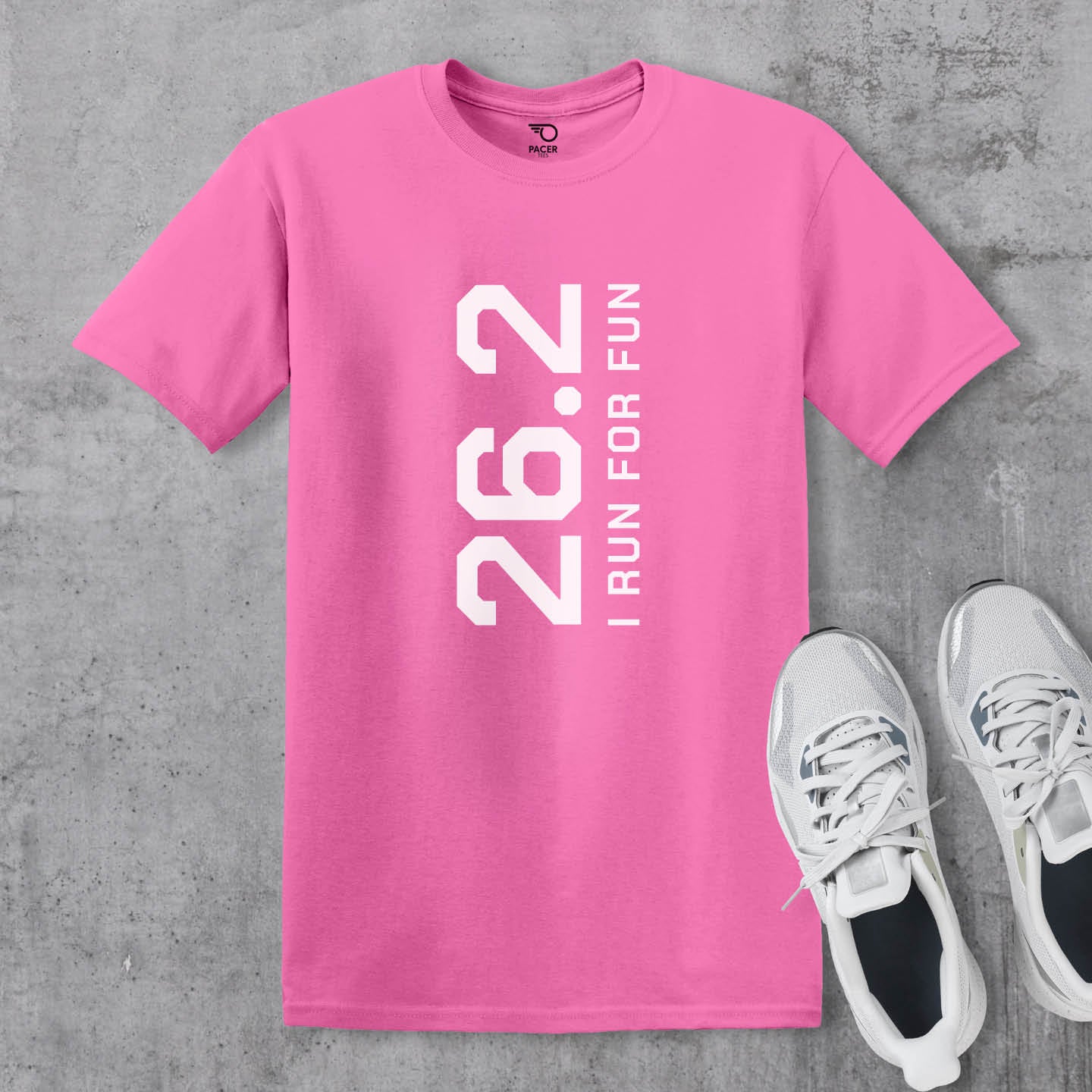 26 2 I Run for Fun Dark T-shirt