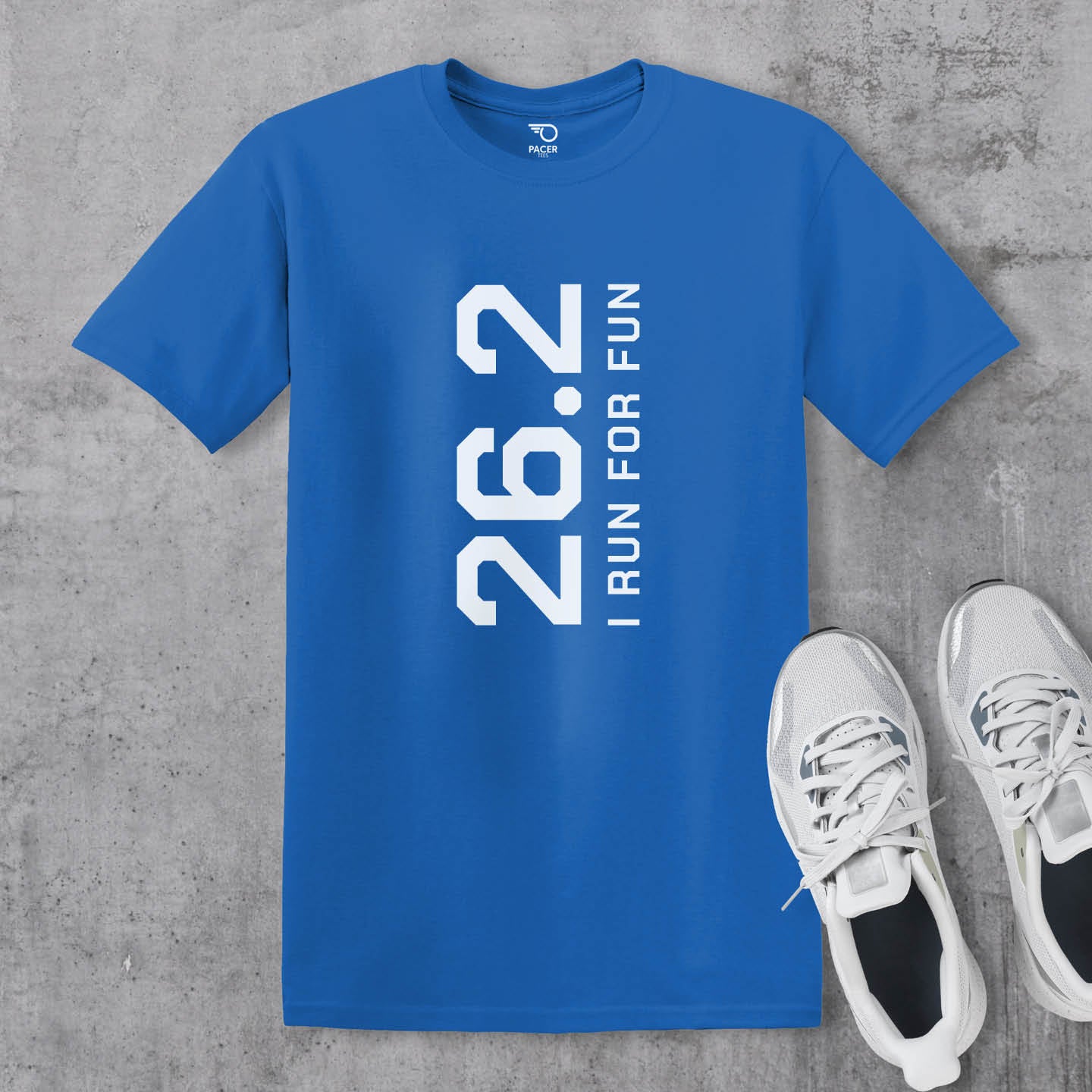 26 2 I Run for Fun Dark T-shirt