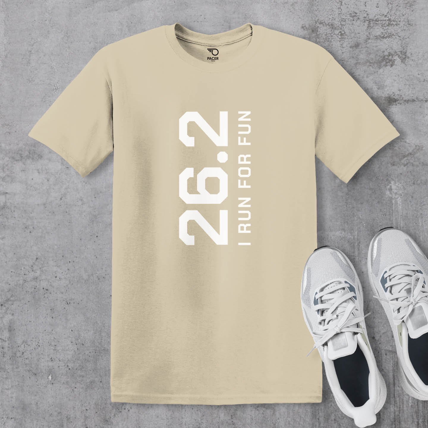 26 2 I Run for Fun Dark T-shirt