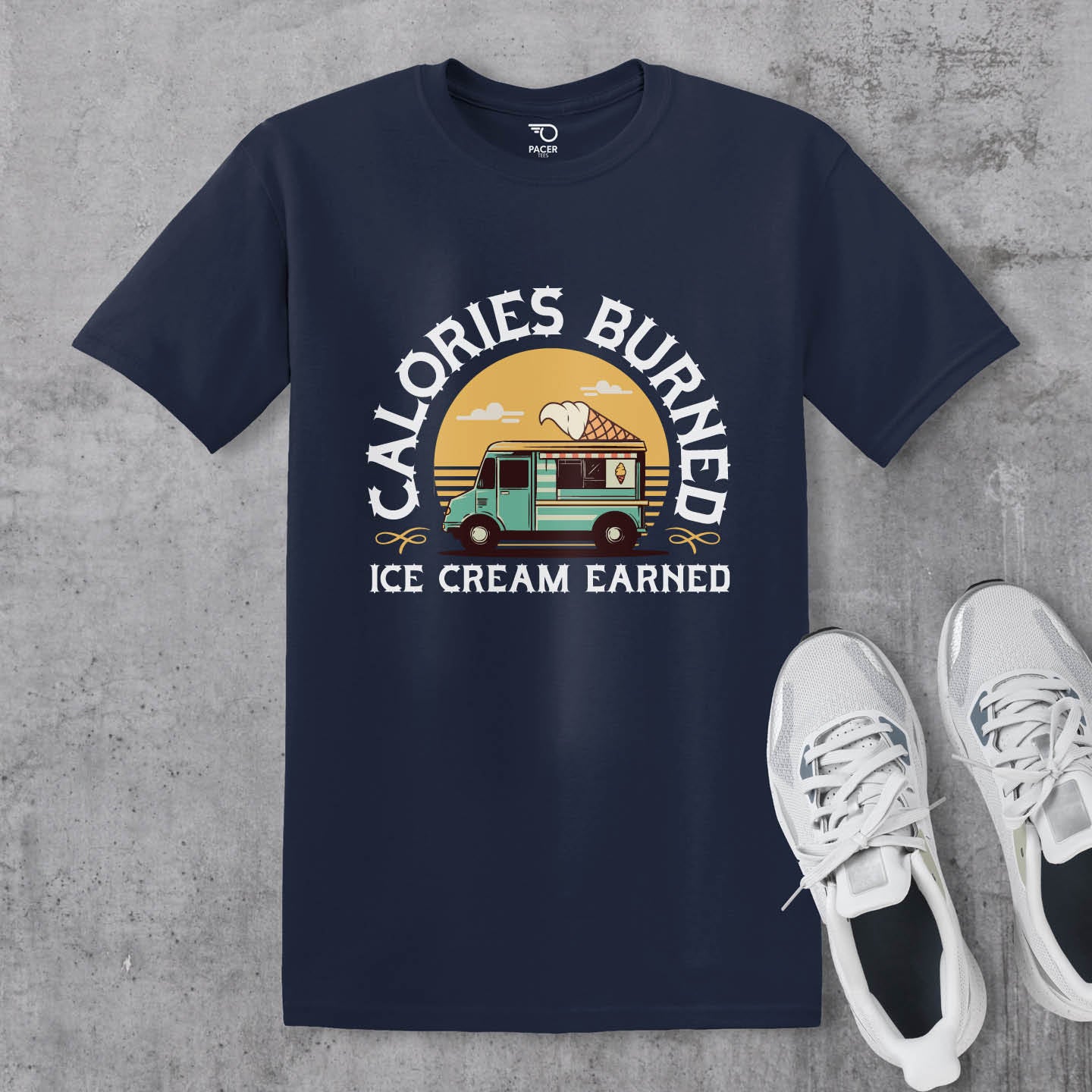 Calories Burned Ice Cream Earned T-shirt