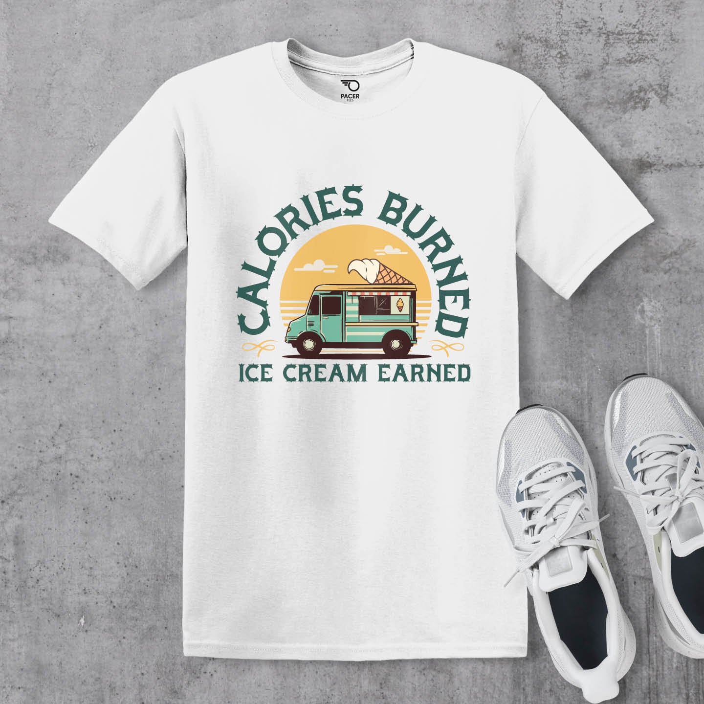 Calories Burned Ice Cream Earned T-shirt