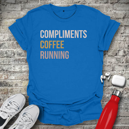 Compliments Coffee Running T-shirt