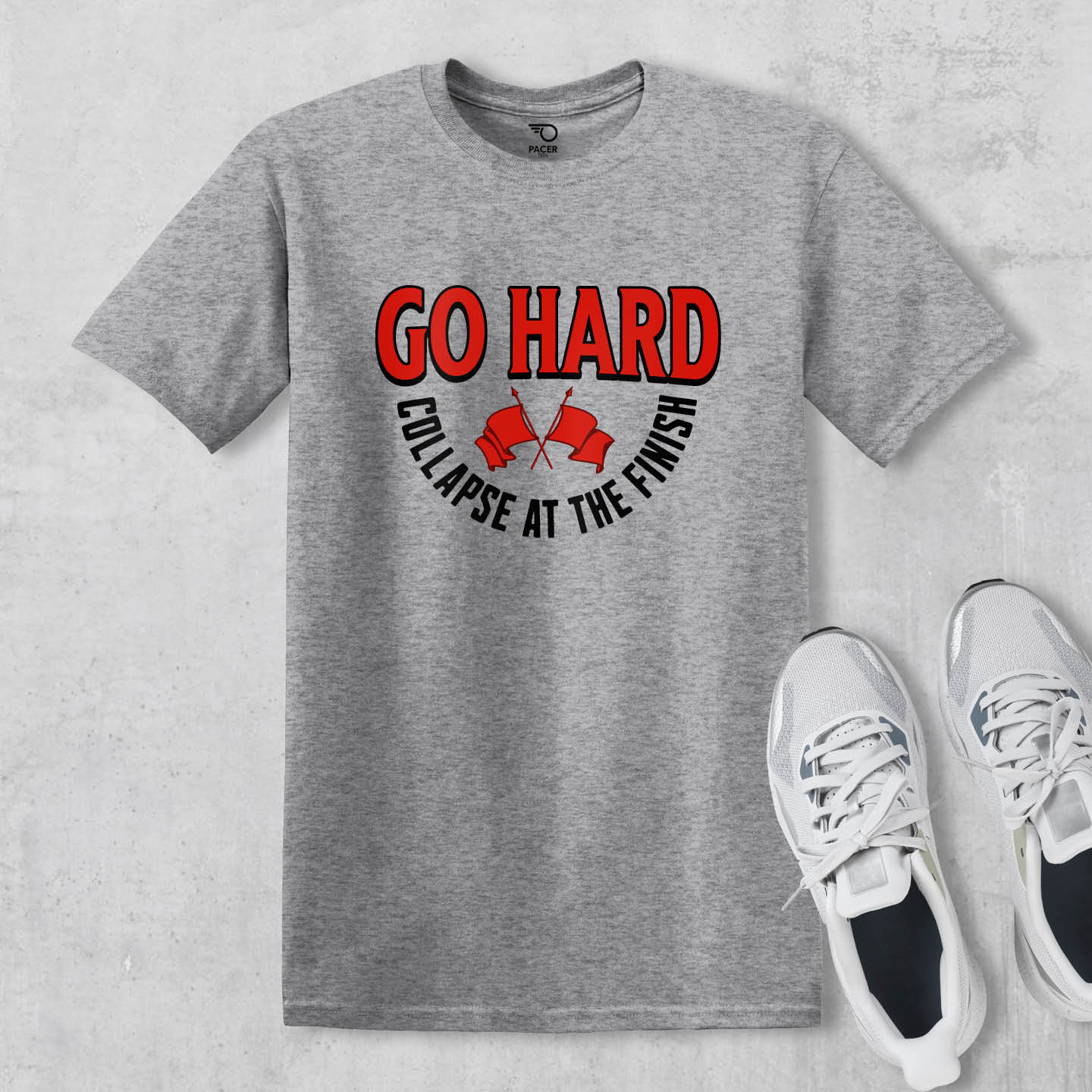 Go Hard Collapse at The Finish T-shirt