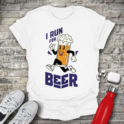 I Run For Beer T-shirt