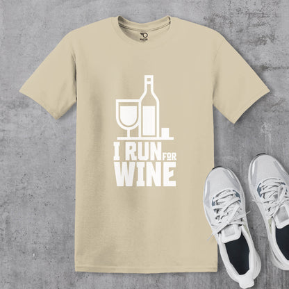 I Run For Wine T-shirt