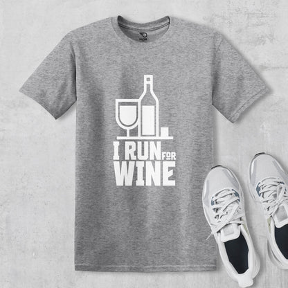 I Run For Wine T-shirt