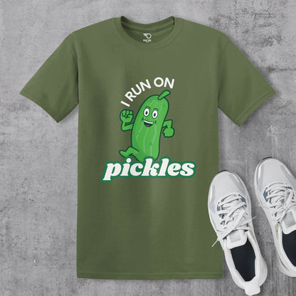 I Run on Pickles T-shirt