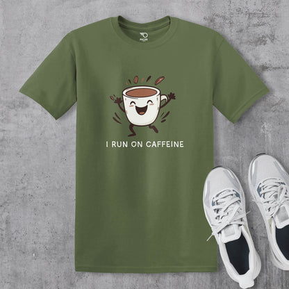 I Run on Caffeine T-shirt