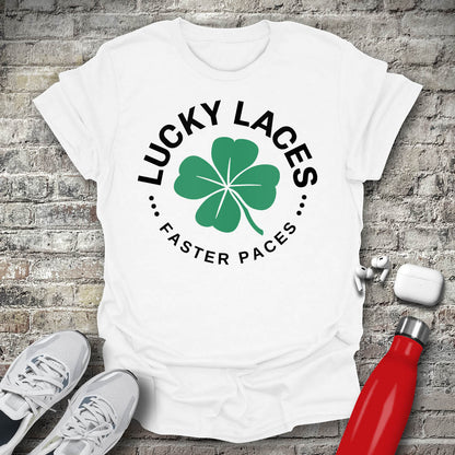 Lucky Laces Faster Paces T-shirt