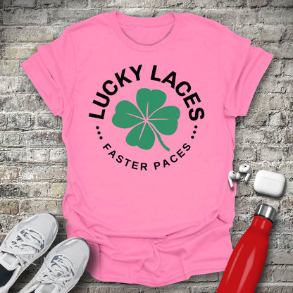Lucky Laces Faster Paces T-shirt