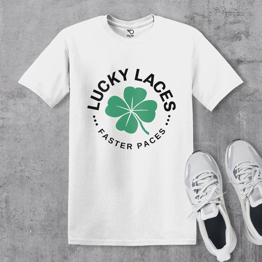 Lucky Laces Faster Paces T-shirt