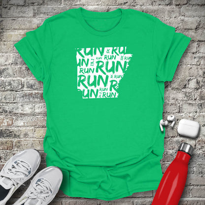 Run - Arkansas T-shirt