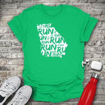 Run - Georgia T-shirt