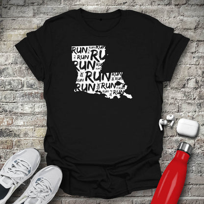 Run - Louisiana T-shirt