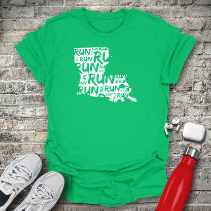 Run - Louisiana T-shirt