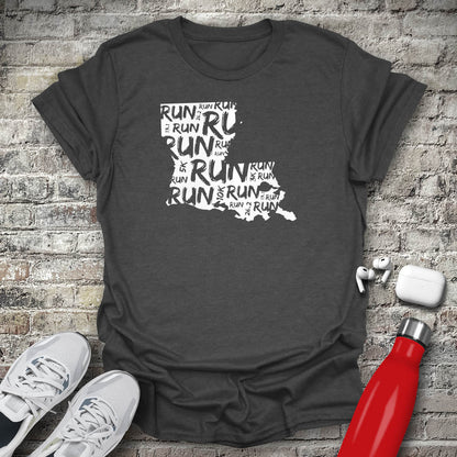 Run - Louisiana T-shirt