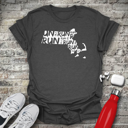 Run - Massachusetts T-shirt