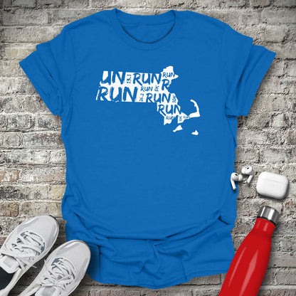 Run - Massachusetts T-shirt