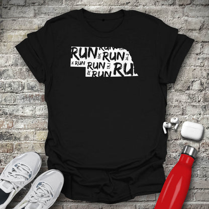 Run - Nebraska T-shirt