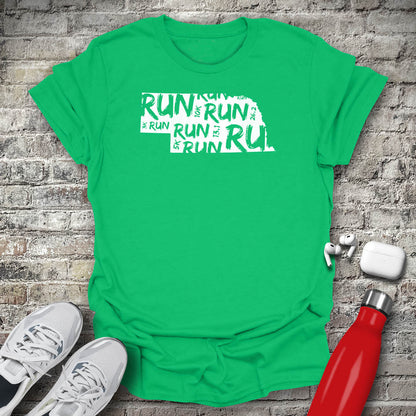 Run - Nebraska T-shirt