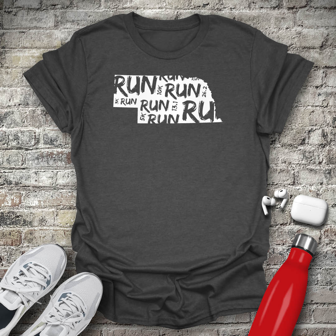 Run - Nebraska T-shirt