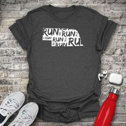 Run - Nebraska T-shirt