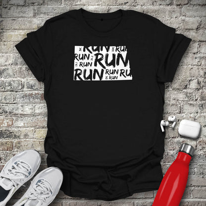 Run - North Dakota T-shirt